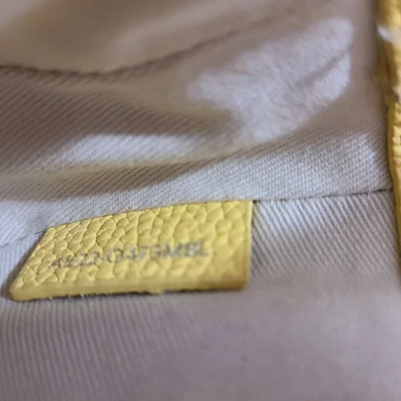 3.1 Phillip Lim Pashli Leather Saddle Crossbody Bag Yellow - Picture 12 of 13